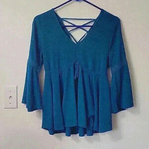 NO BOUNDRIES western blue shirt size small 3-5